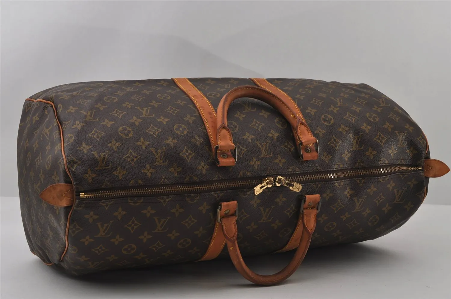 Authentic Louis Vuitton Monogram Keepall 55 Travel Boston Bag M41424 LV 3164I