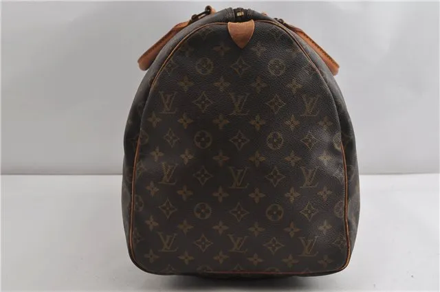 Authentic Louis Vuitton Monogram Keepall 55 Travel Boston Bag M41424 LV K4582