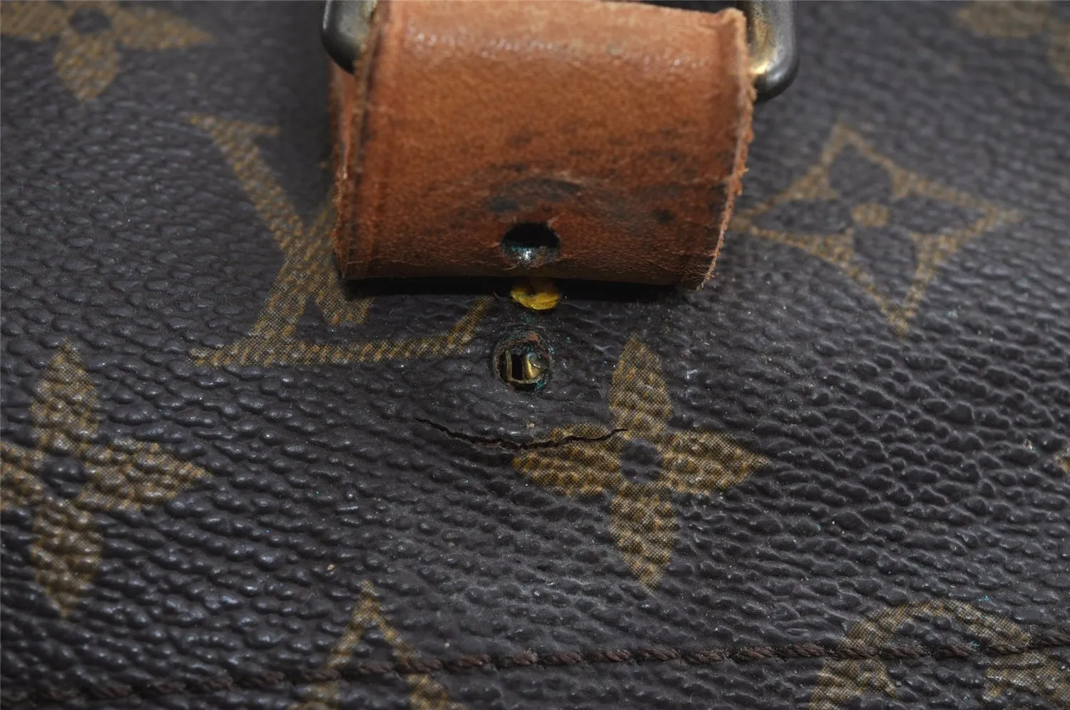Authentic Louis Vuitton Monogram Keepall 55 Travel Boston Bag M41424 LV K4582