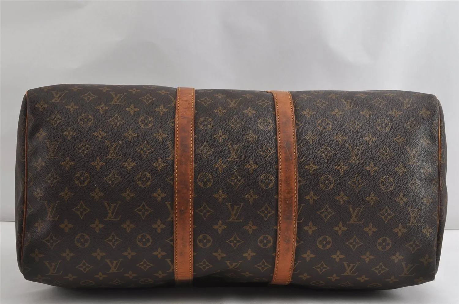 Authentic Louis Vuitton Monogram Keepall 55 Travel Boston Bag M41424 LV K4582