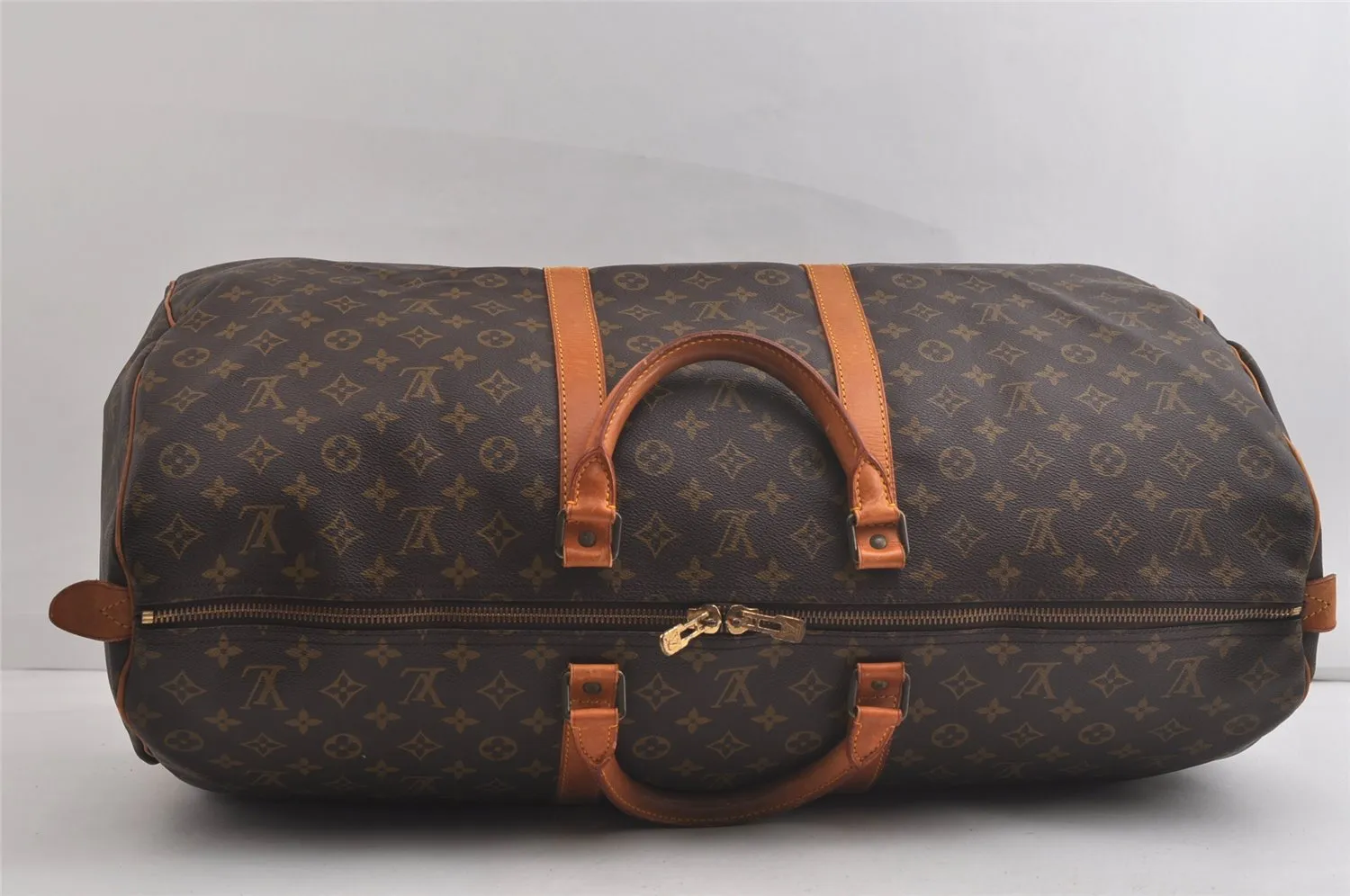 Authentic Louis Vuitton Monogram Keepall 60 Travel Boston Bag M41422 LV 5012K
