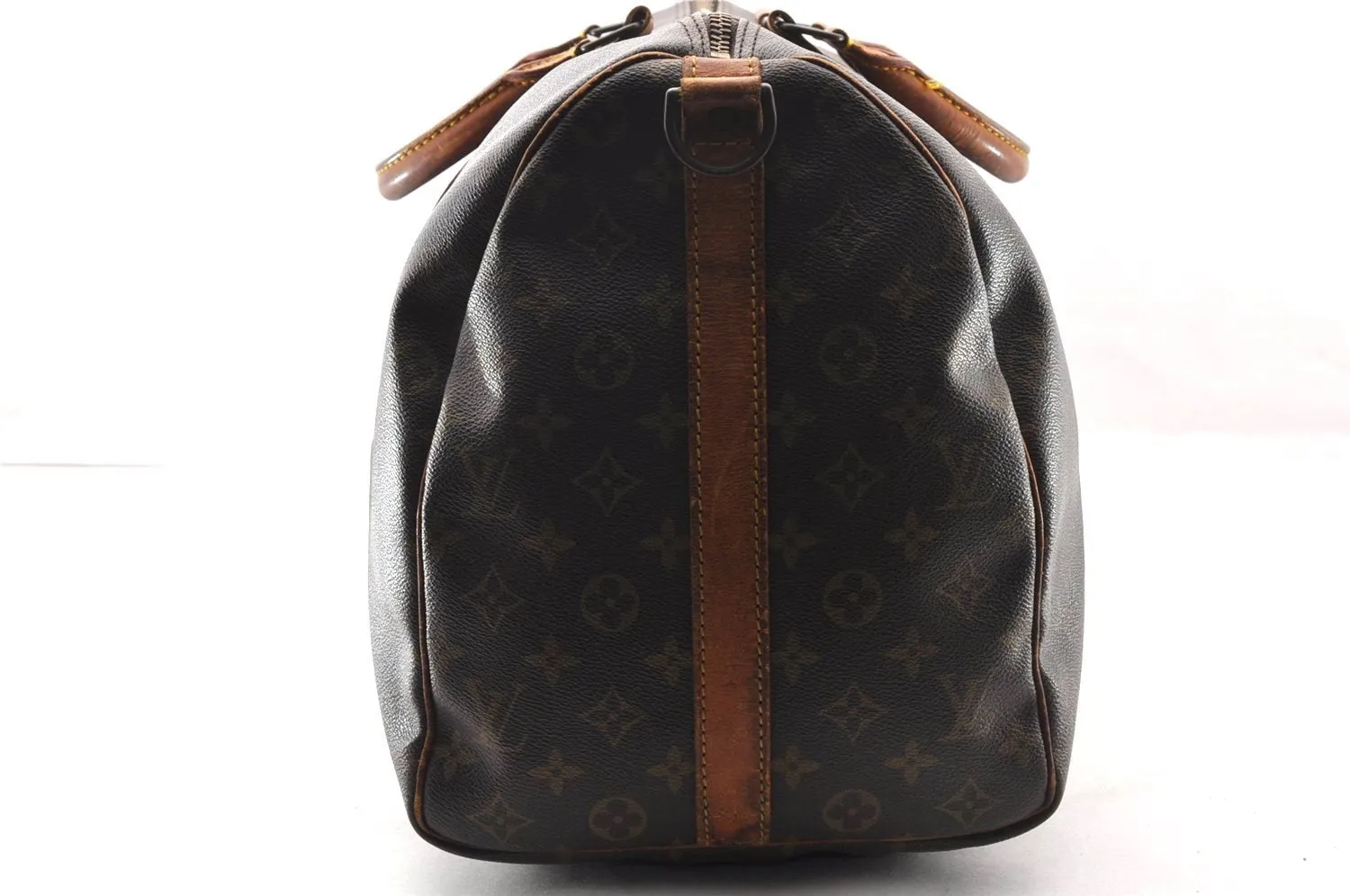 Authentic Louis Vuitton Monogram Keepall Bandouliere 50 M41416 Boston Bag 8196I