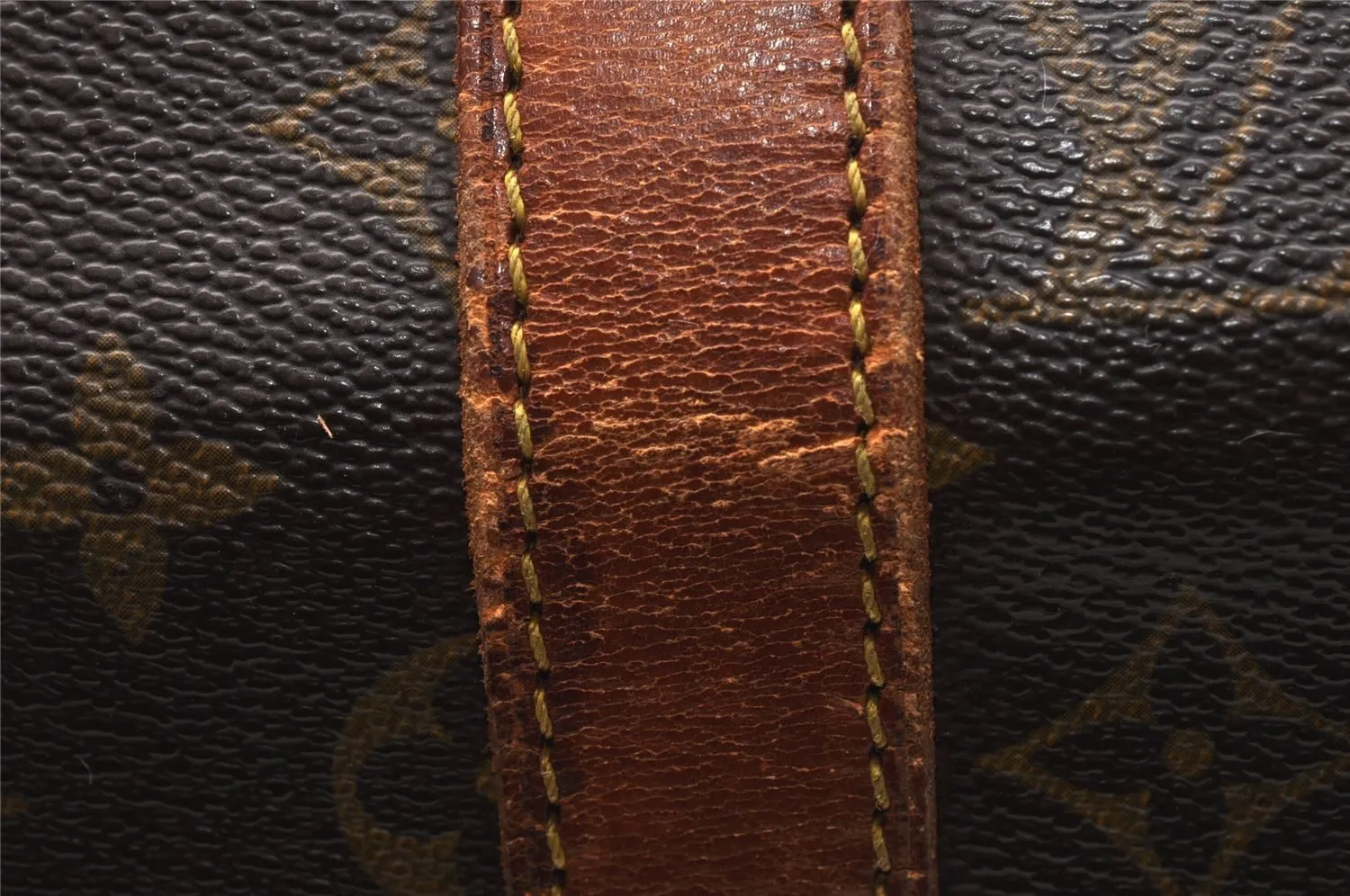 Authentic Louis Vuitton Monogram Keepall Bandouliere 50 M41416 Boston Bag 8196I