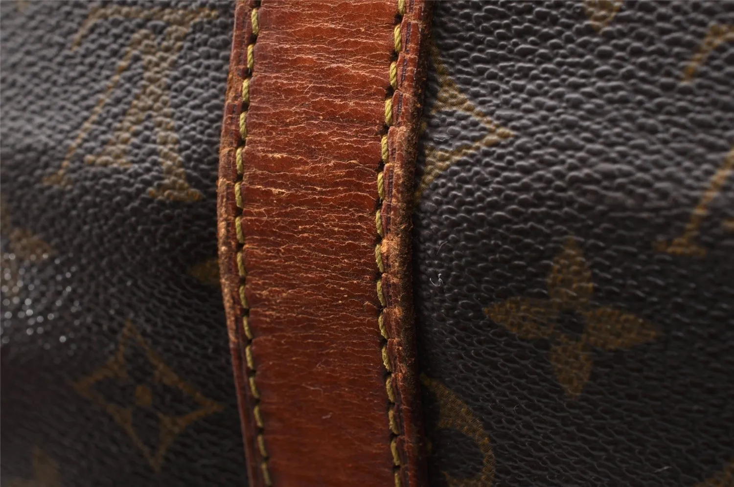 Authentic Louis Vuitton Monogram Keepall Bandouliere 50 M41416 Boston Bag 8196I