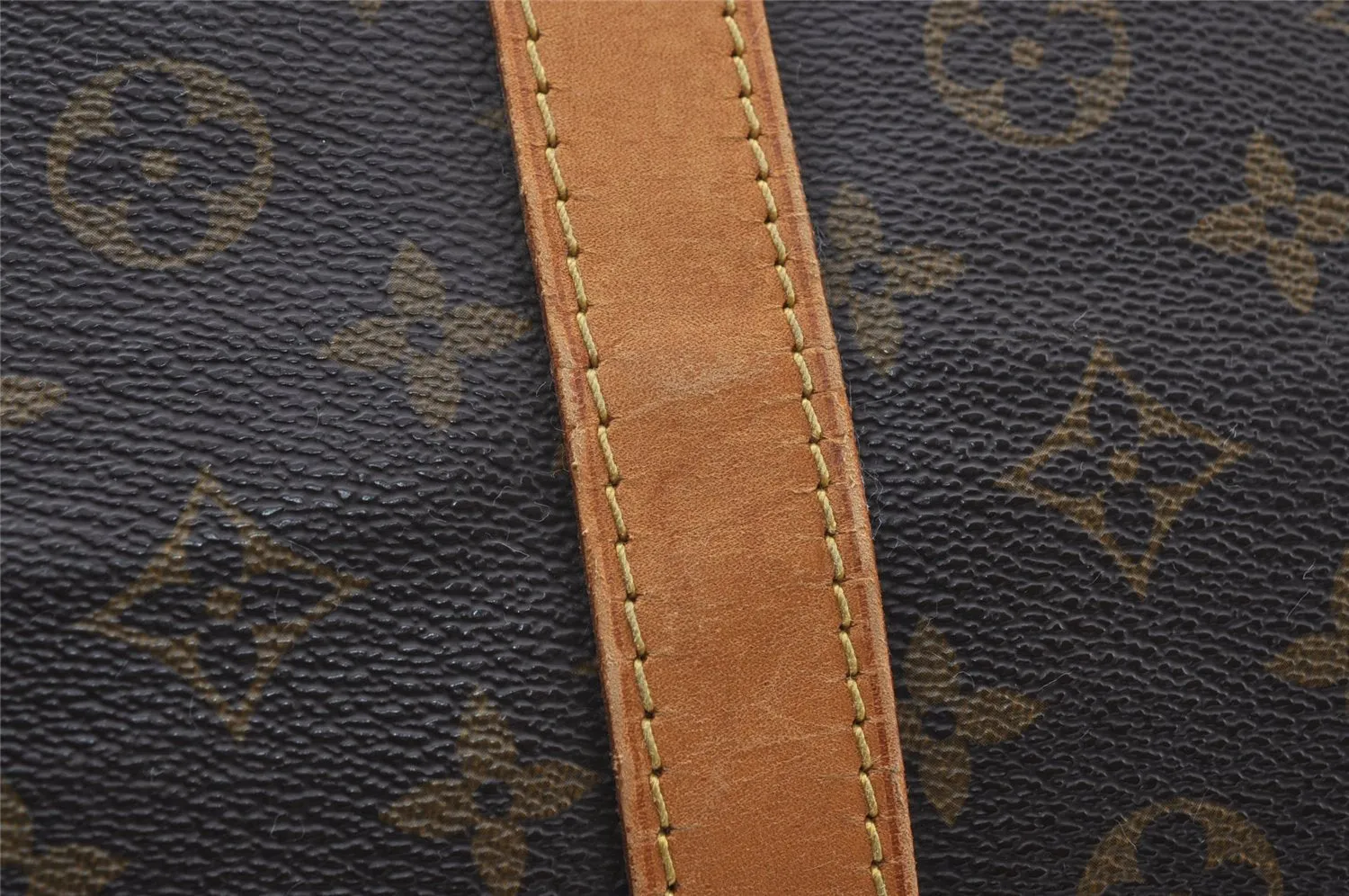 Authentic Louis Vuitton Monogram Keepall Bandouliere 60 M41412 Boston Bag 7096I