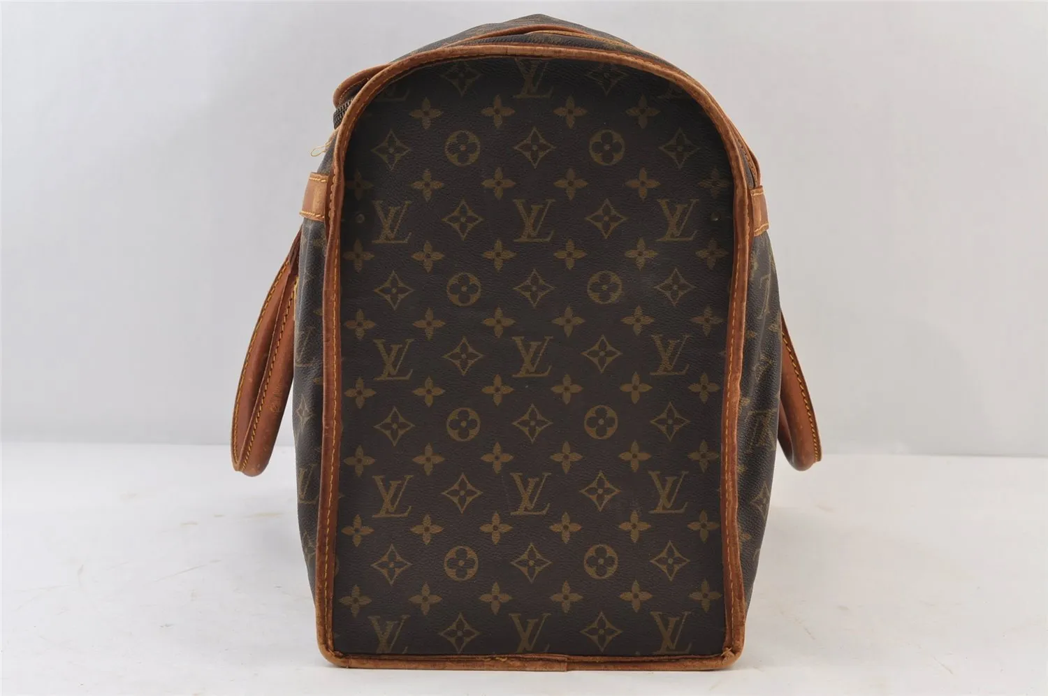Authentic Louis Vuitton Monogram Sac Chaussures 55 Boston Bag M41922 LV 9709I
