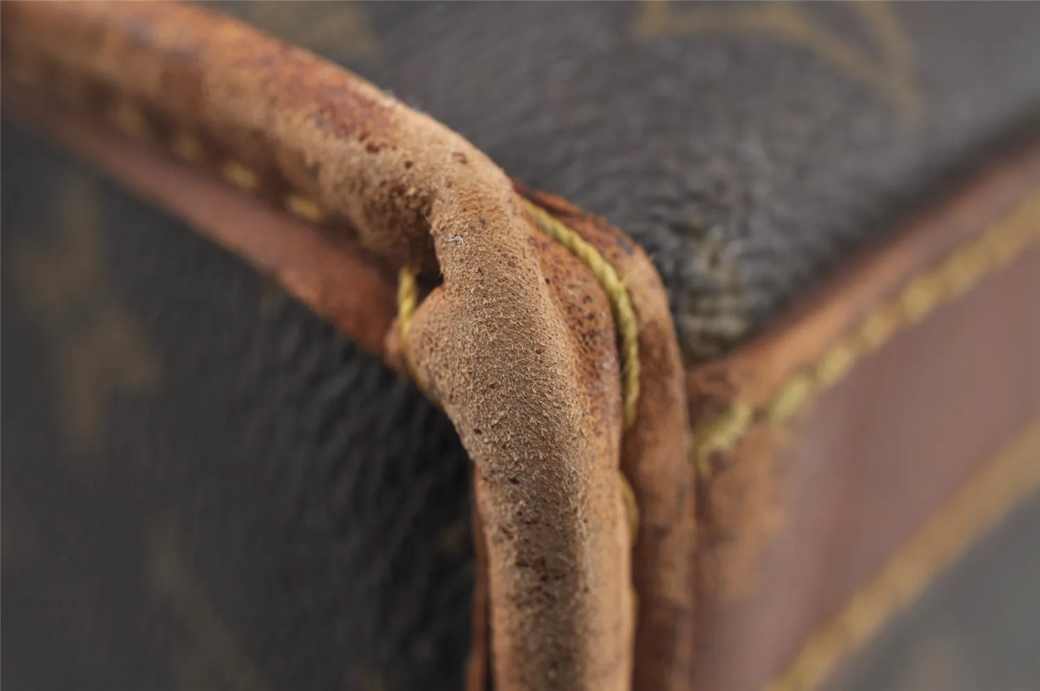 Authentic Louis Vuitton Monogram Sac Chaussures 55 Boston Bag M41922 LV 9709I