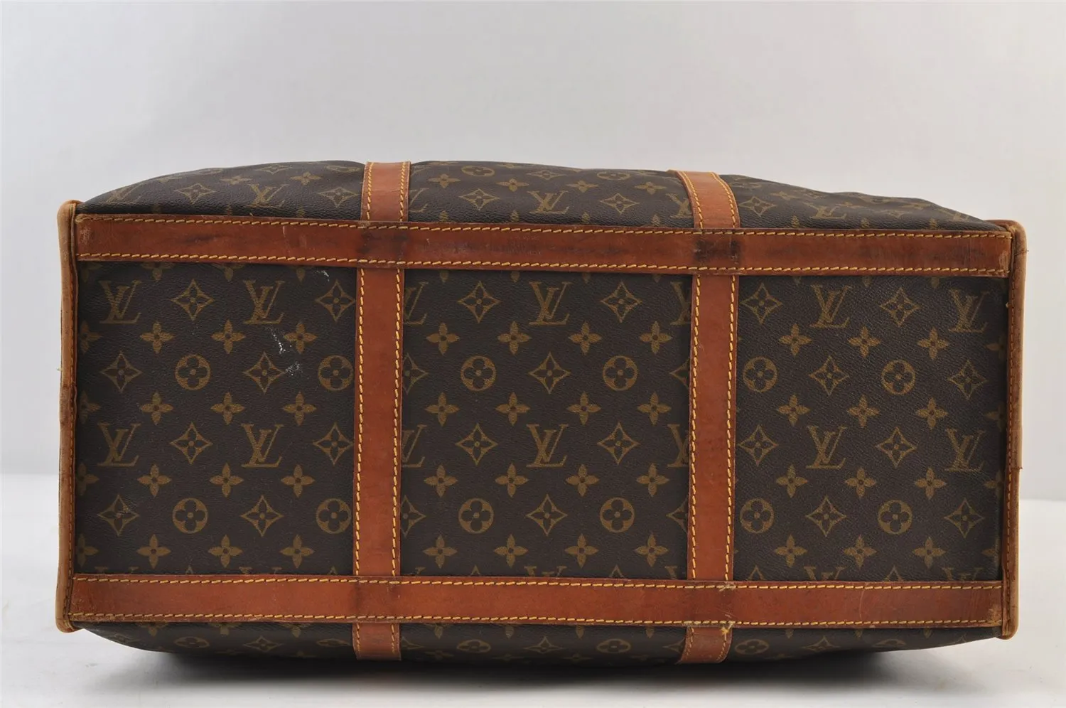 Authentic Louis Vuitton Monogram Sac Chaussures 55 Boston Bag M41922 LV 9709I