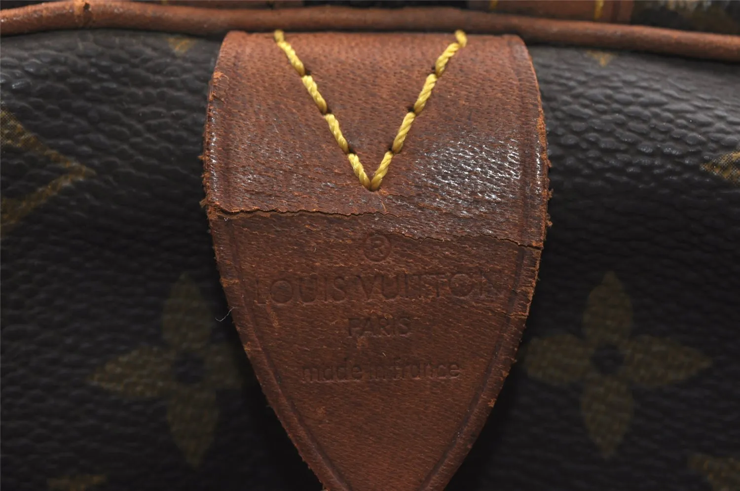 Authentic Louis Vuitton Monogram Sac Souple 45 Hand Boston Bag M41624 LV 3177J