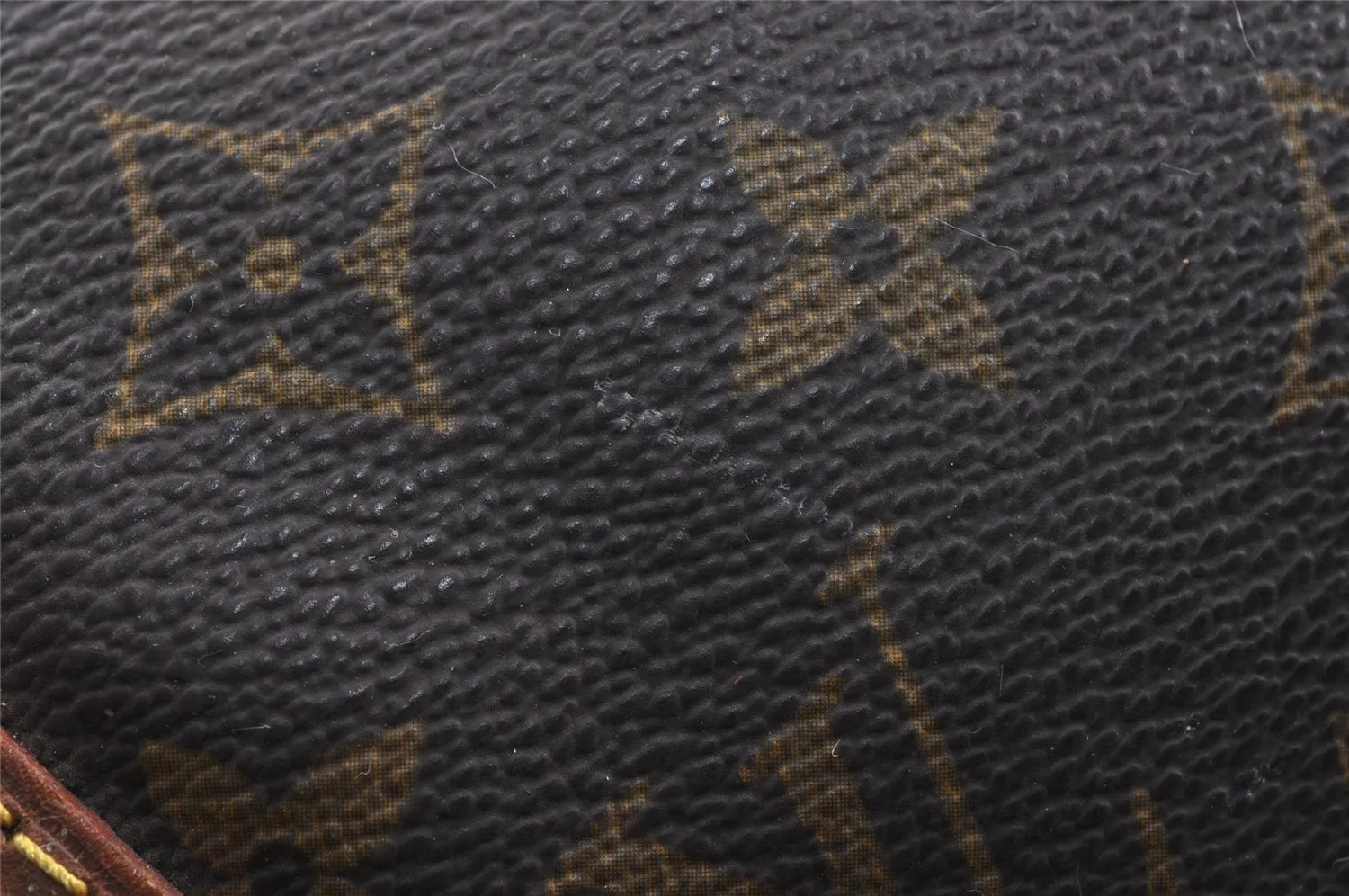 Authentic Louis Vuitton Monogram Sac Souple 45 Hand Boston Bag M41624 LV 3177J