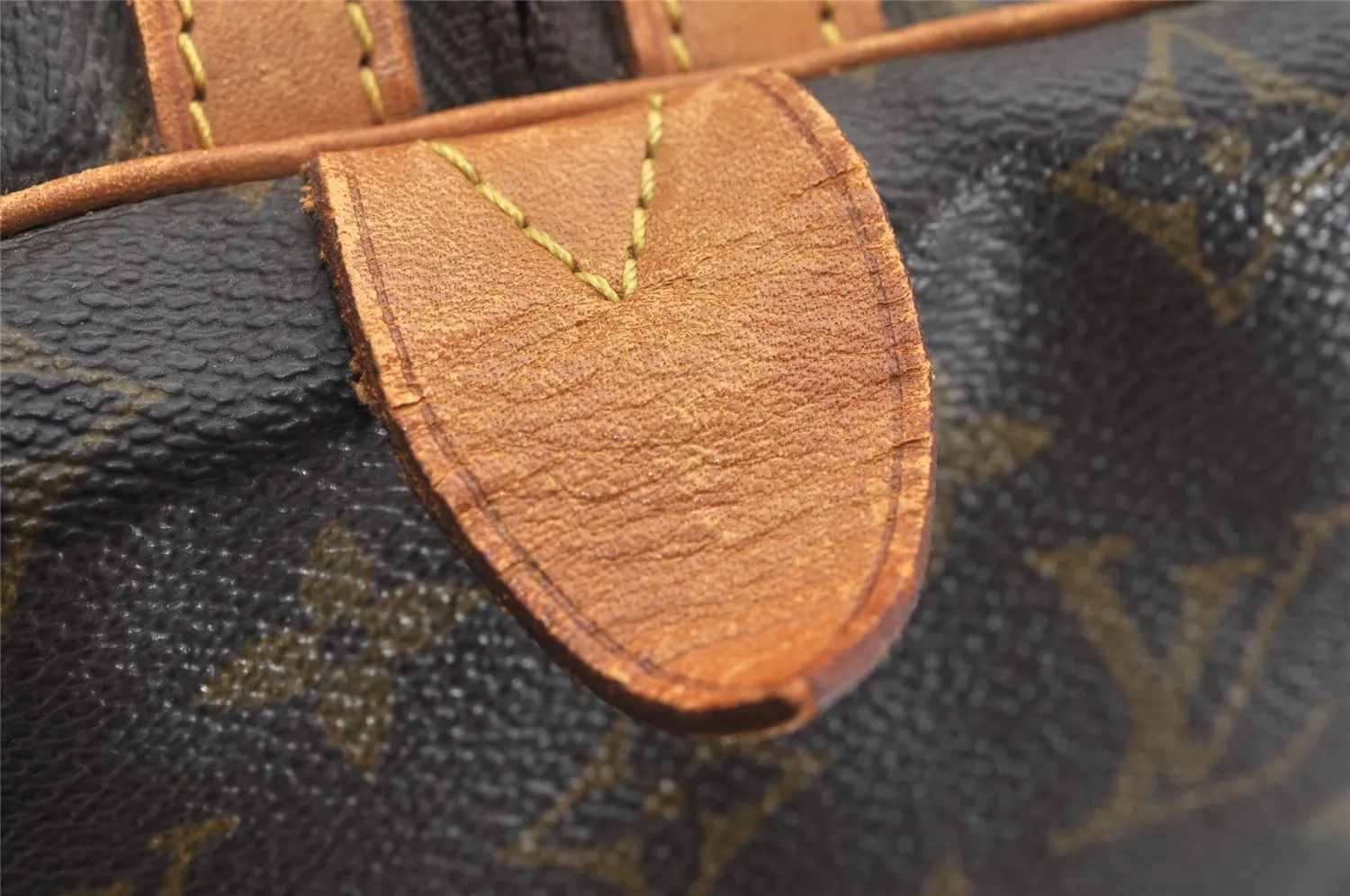 Authentic Louis Vuitton Monogram Sac Souple 45 Hand Boston Bag M41624 LV 8810J
