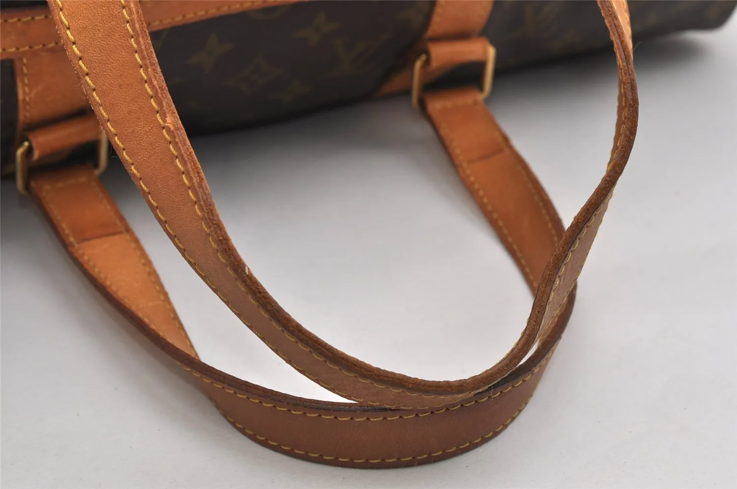 Authentic Louis Vuitton Monogram Sac Souple 45 Hand Boston Bag M41624 LV 8810J