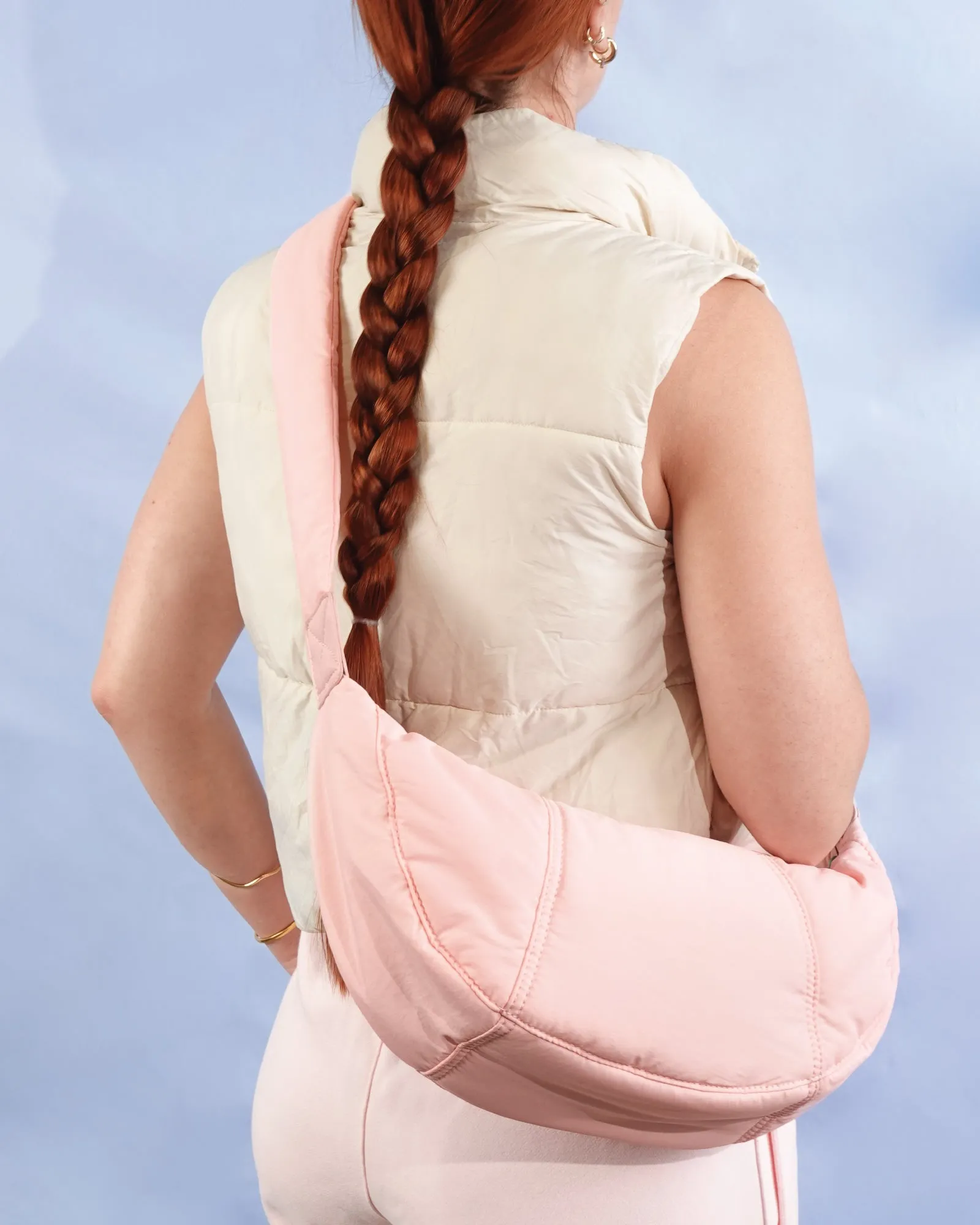 Baby Pink Marshmallow Crossbody Bag