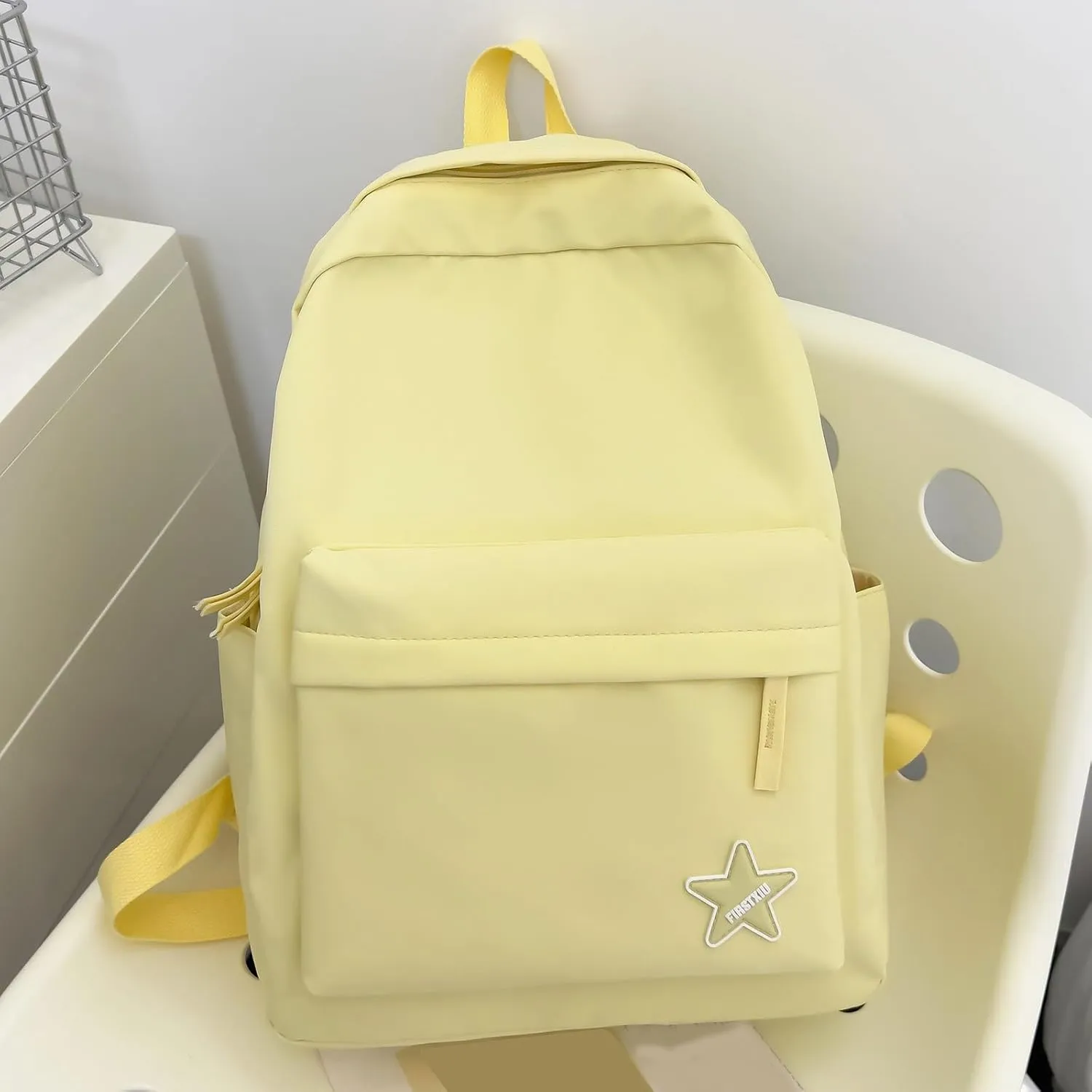Backpack Purses for Women Convertible Shoulder Bags with Wristlet for Work College Purse Necessities for Women(Yellow)