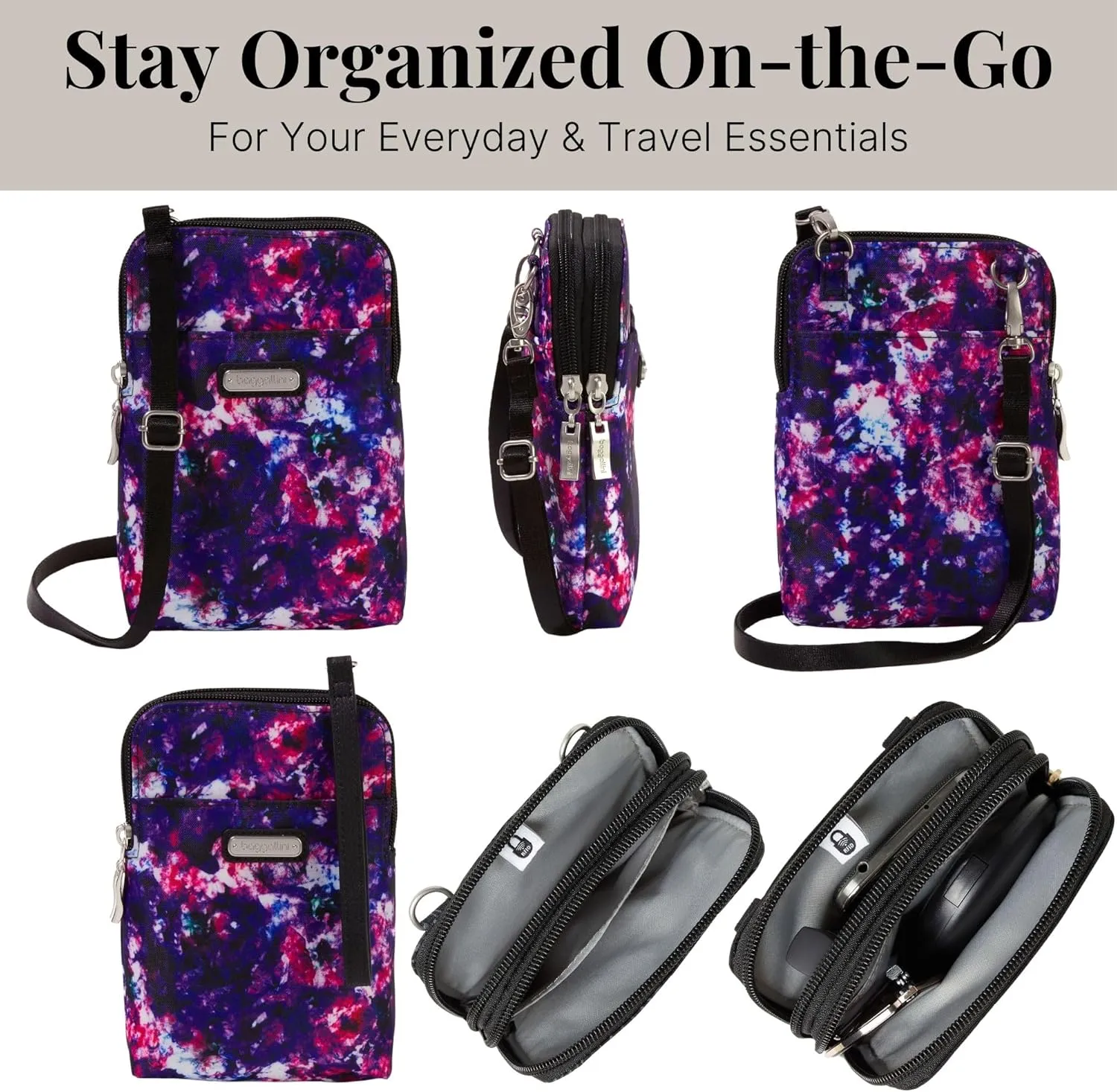 Baggallini Take Two RFID Bryant Crossbody