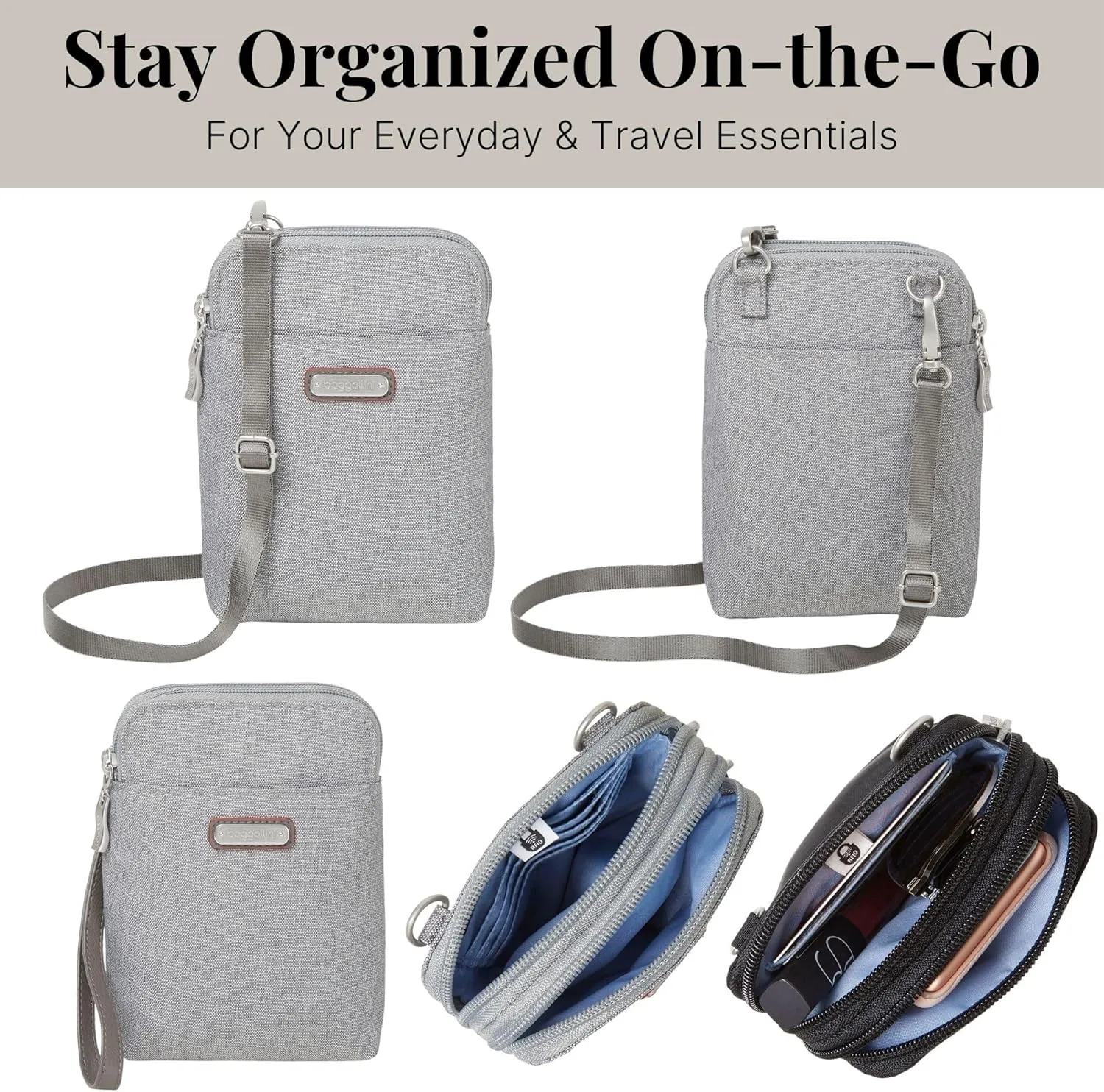 Baggallini Take Two RFID Bryant Crossbody