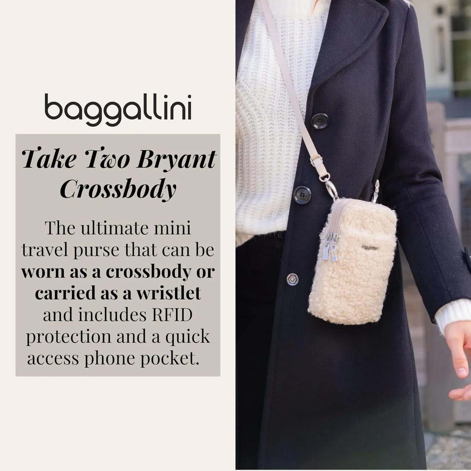 Baggallini Take Two RFID Bryant Crossbody