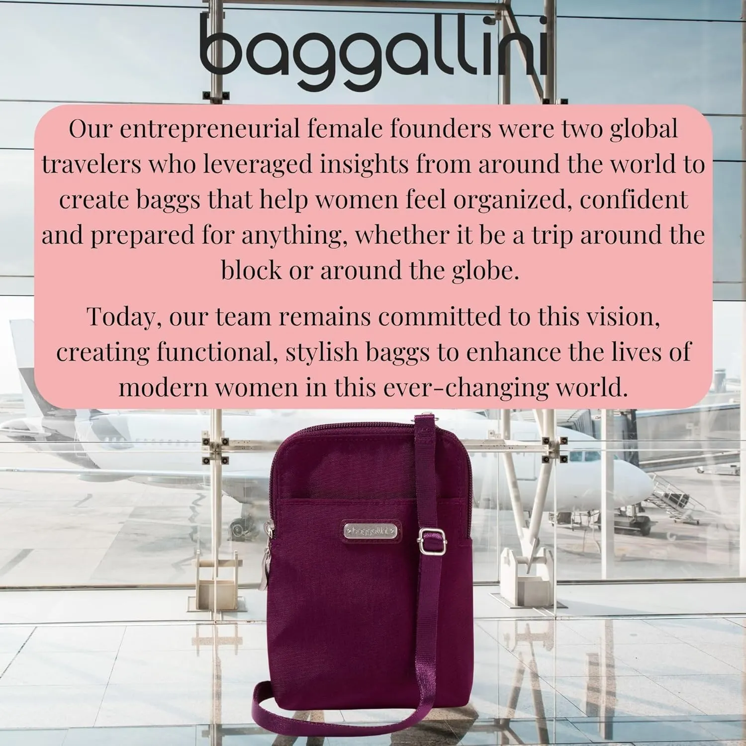 Baggallini Take Two RFID Bryant Crossbody