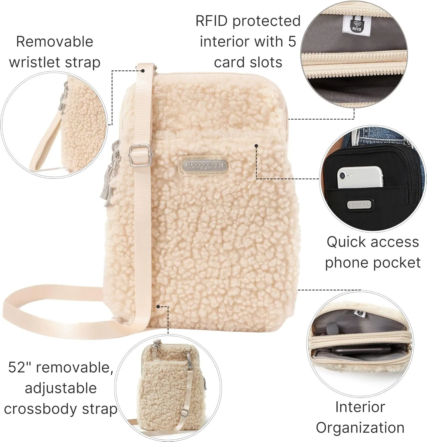 Baggallini Take Two RFID Bryant Crossbody