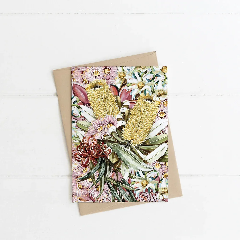 Banksia Greeting Card