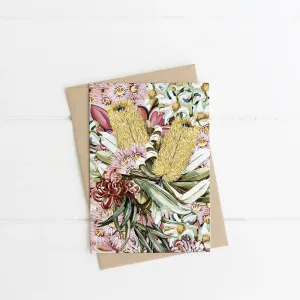 Banksia Greeting Card