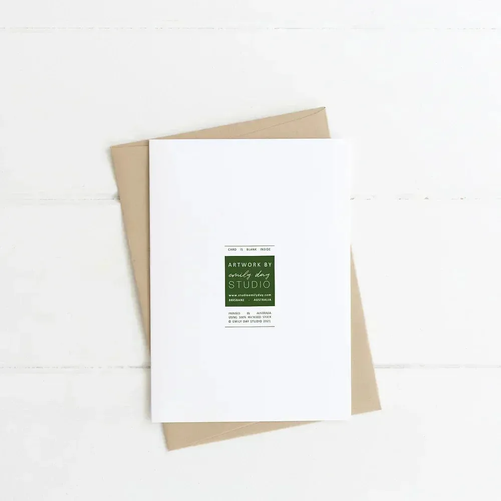 Banksia Greeting Card