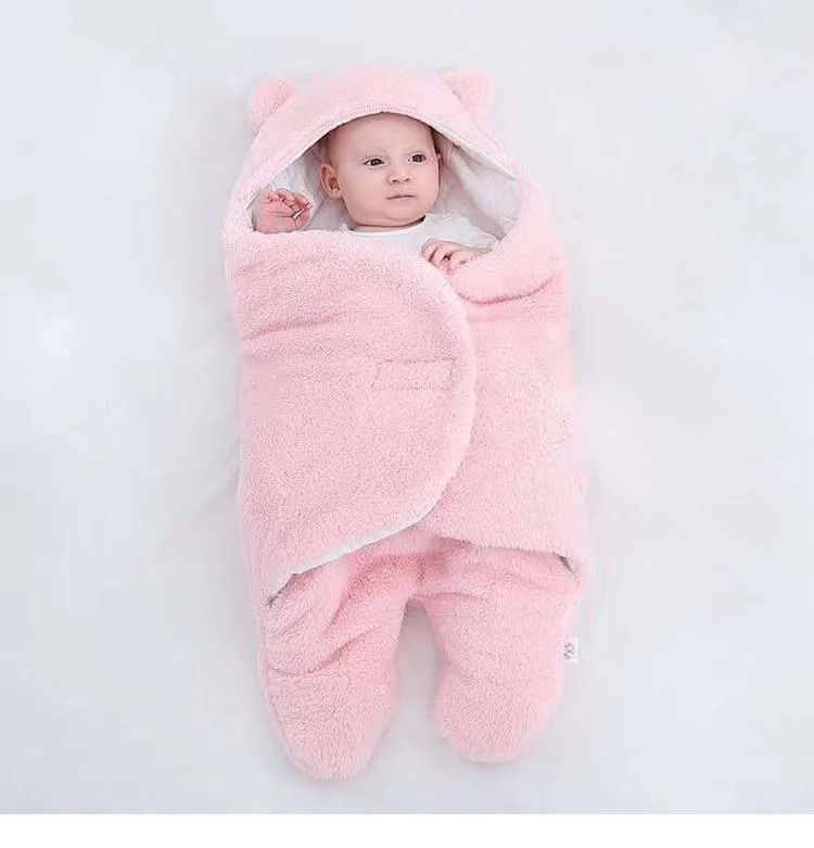 Bear Baby Swaddle Blanket Sleeping Bag