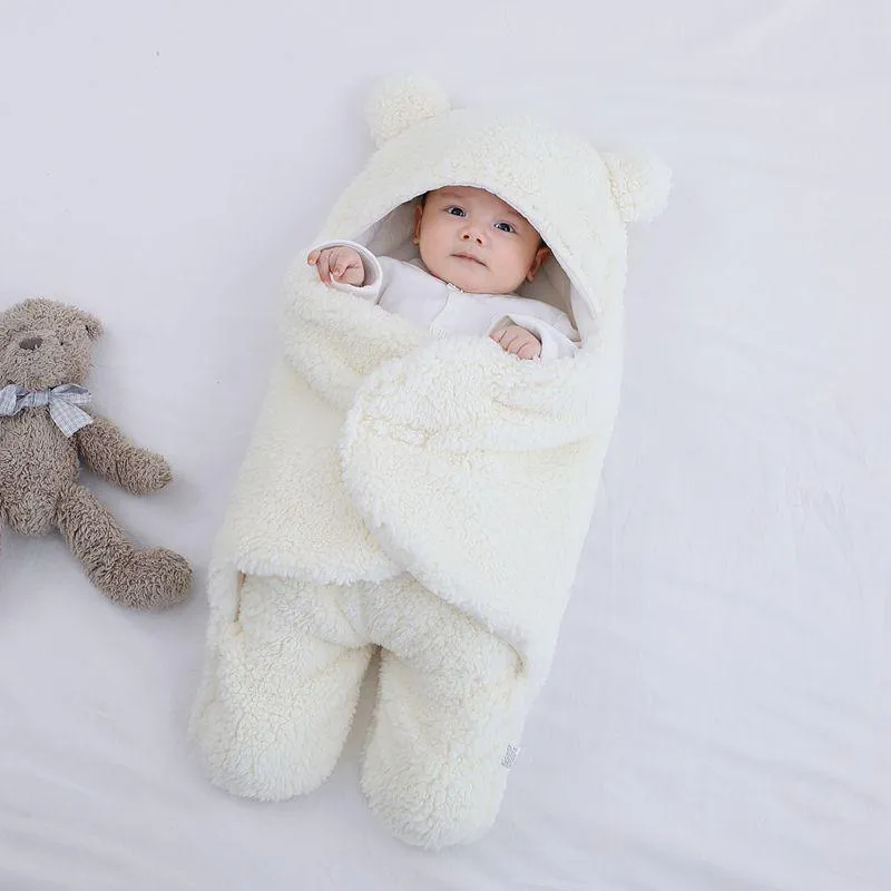 Bear Baby Swaddle Blanket Sleeping Bag