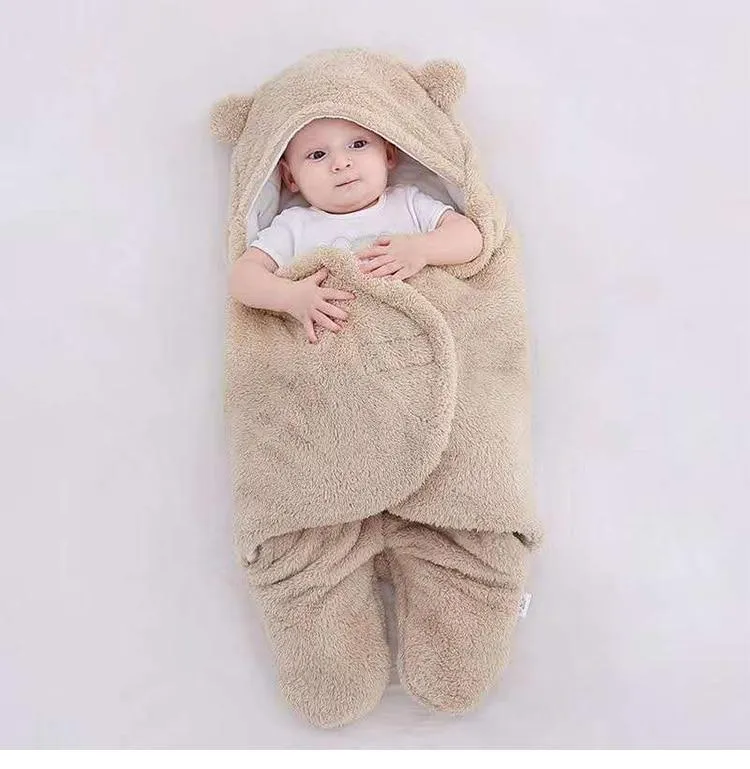 Bear Baby Swaddle Blanket Sleeping Bag