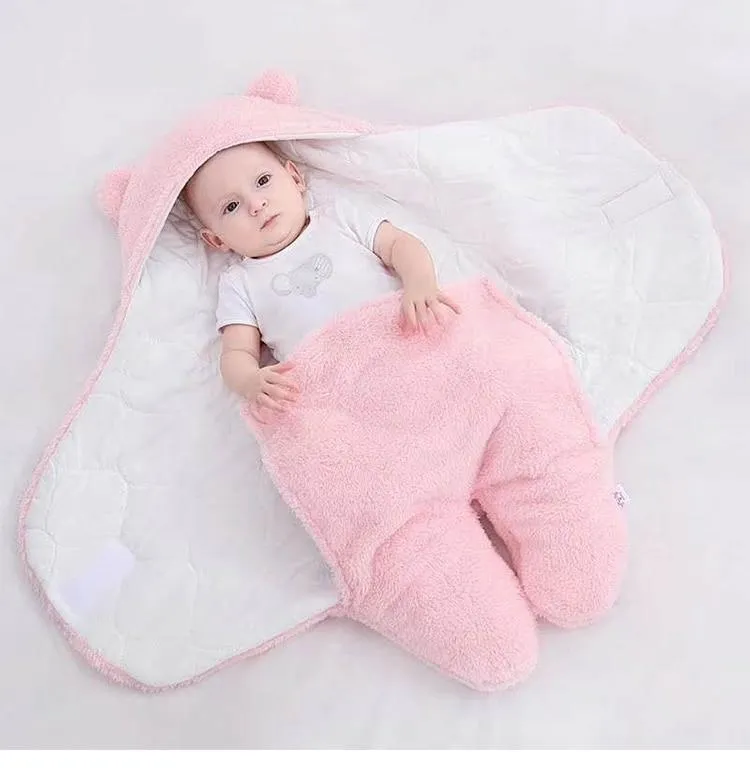 Bear Baby Swaddle Blanket Sleeping Bag