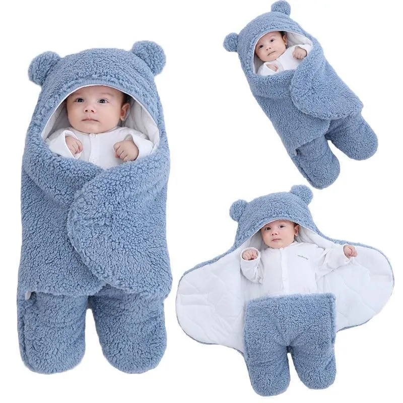 Bear Baby Swaddle Blanket Sleeping Bag