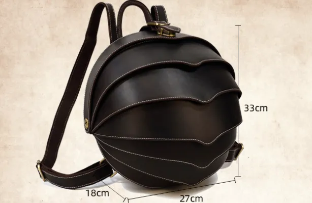 Beetle Vintage Leather Backpack
