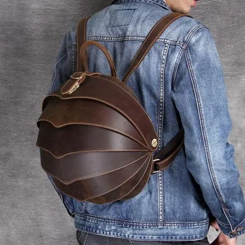 Beetle Vintage Leather Backpack