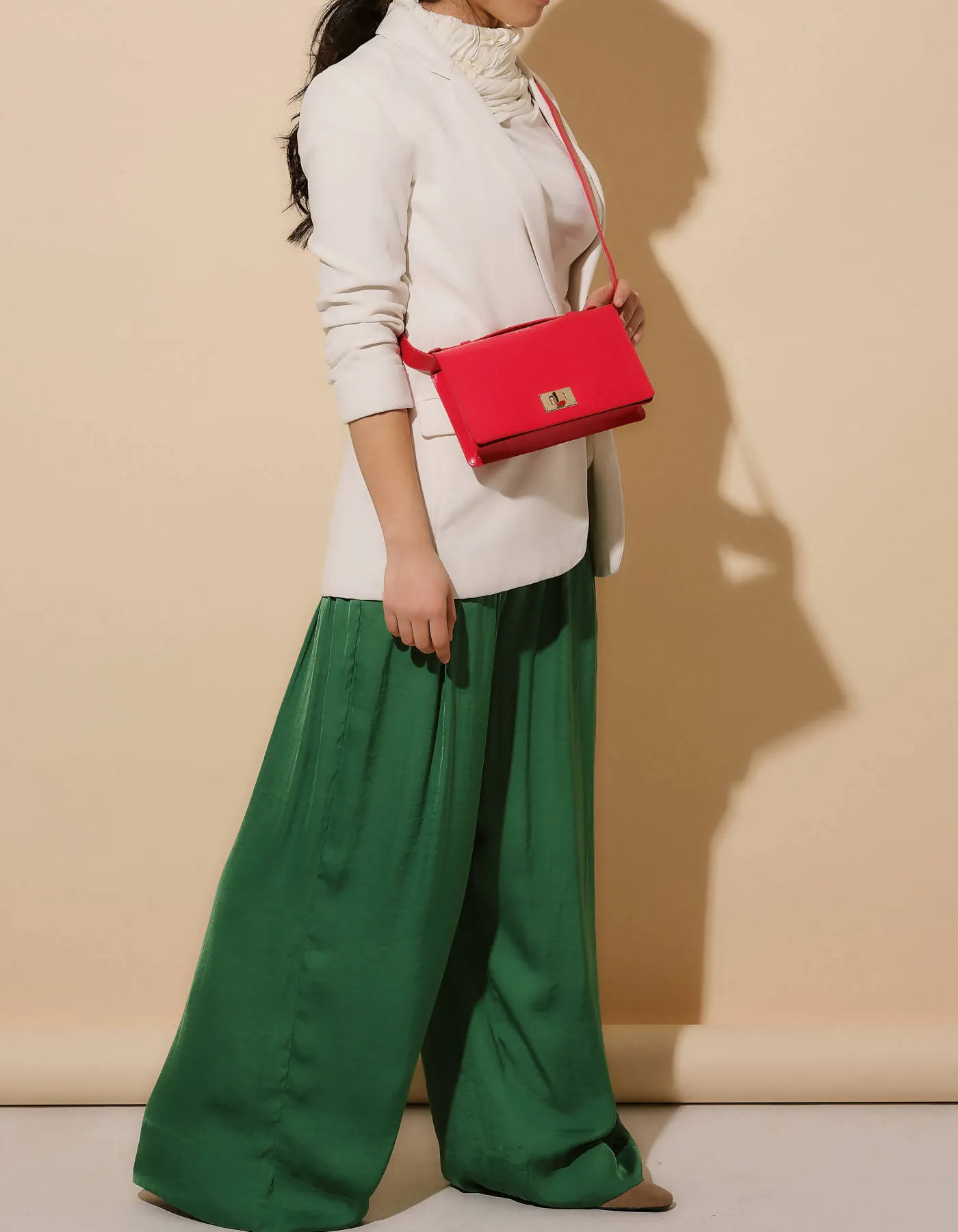 Belt and Crossbody Bag Sofia- Raspberry