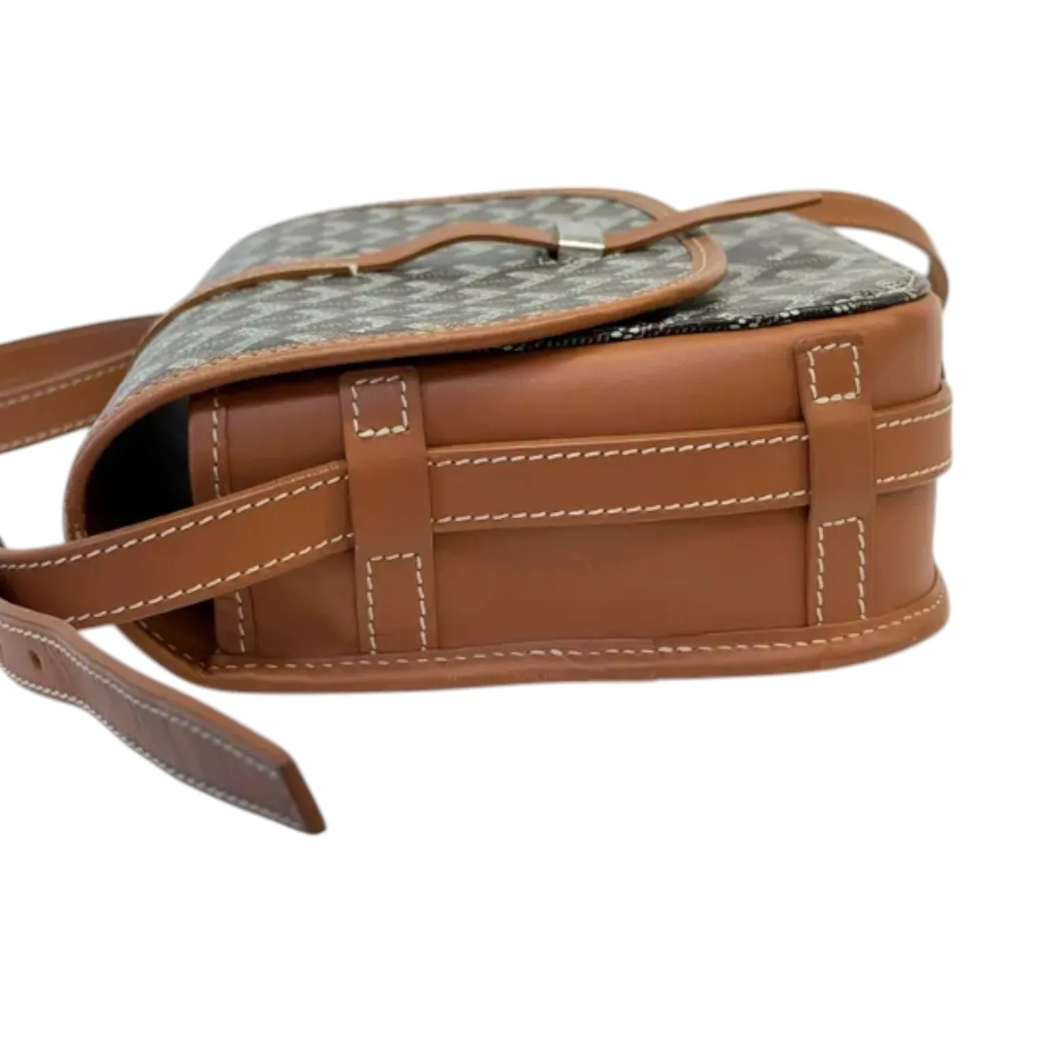 Belvedere II PM Messenger Goyardine Brown SHW