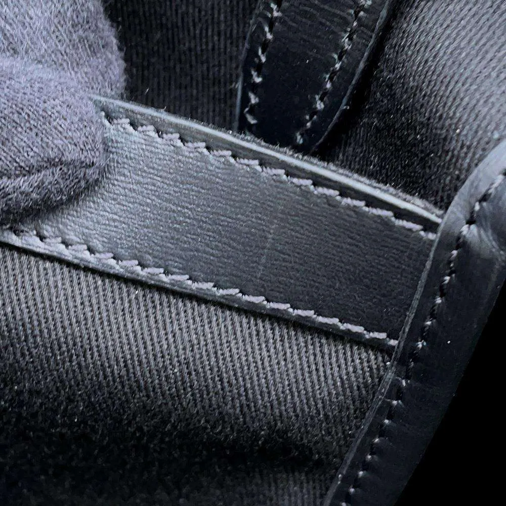 Berluti Pure Tote Bag Black PVC Coated Canvas Leather