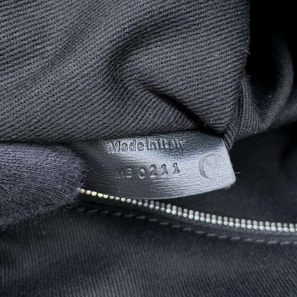 Berluti Pure Tote Bag Black PVC Coated Canvas Leather