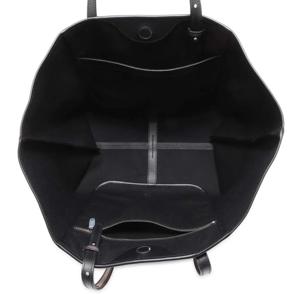 Berluti Pure Tote Bag Black PVC Coated Canvas Leather