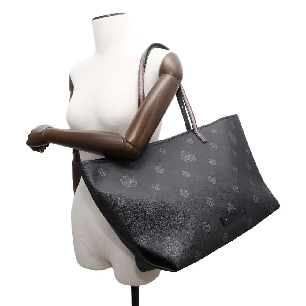 Berluti Pure Tote Bag Black PVC Coated Canvas Leather