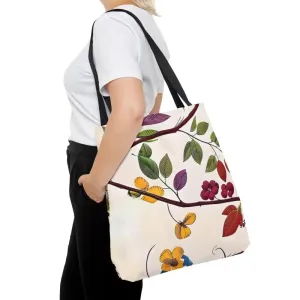 Berry Stylish Aop Tote Bag with Berries Pattern