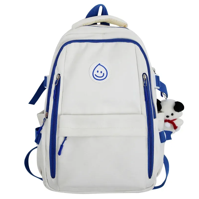 binfenxie Large Female Cute College Backpack Girl Travel Book Backpack Nylon Fashion Ladies Leisure Bag Women Laptop Men School Bags