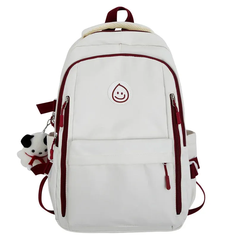 binfenxie Large Female Cute College Backpack Girl Travel Book Backpack Nylon Fashion Ladies Leisure Bag Women Laptop Men School Bags