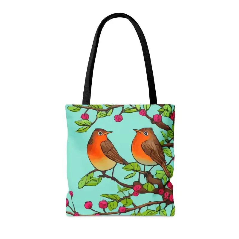 Bird Branch Tote Bag 100% Polyester