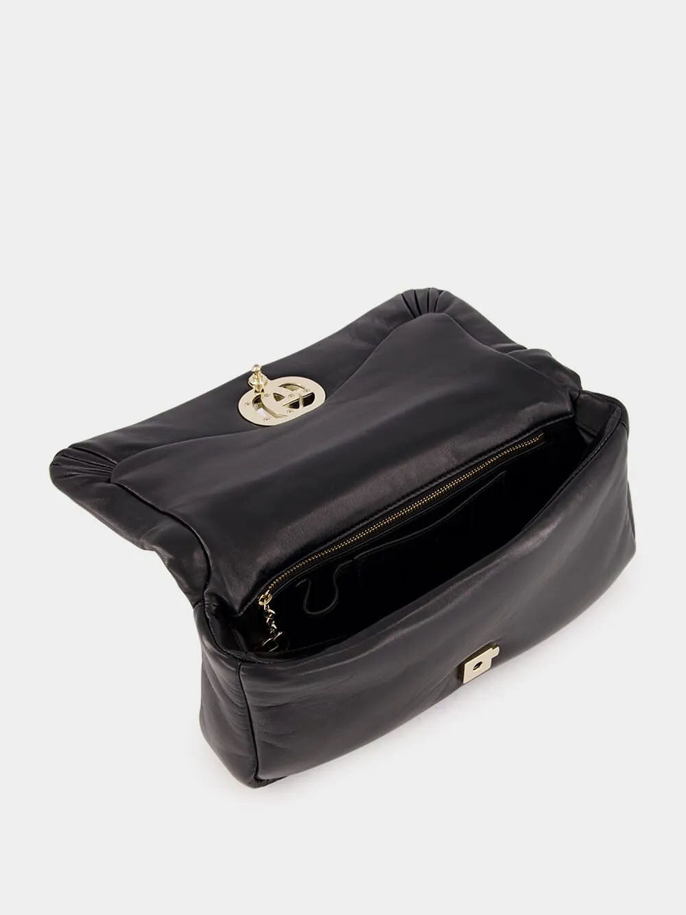 Black GG Milano Small Top Handle Bag