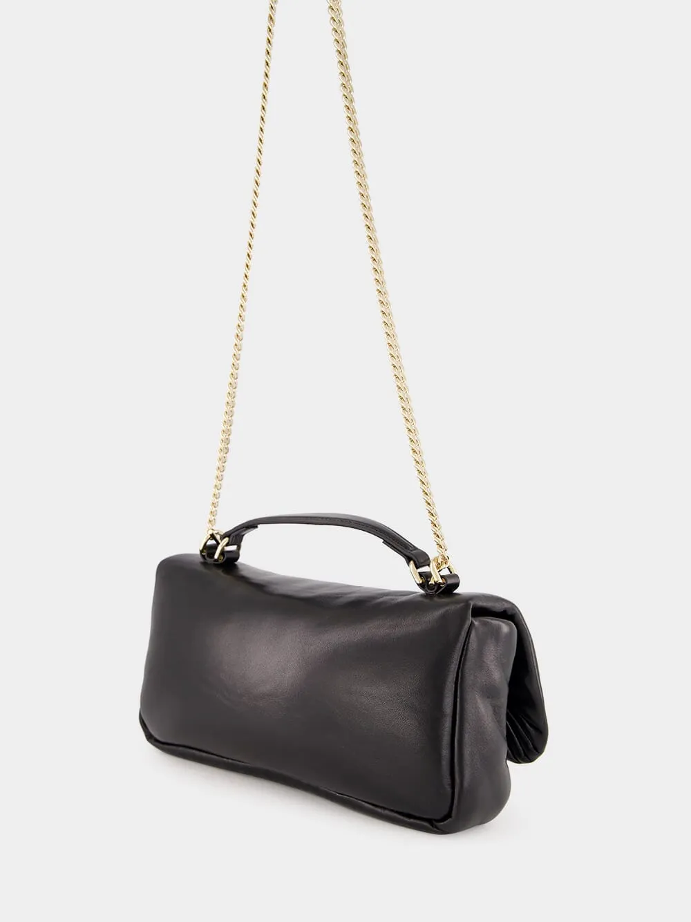 Black GG Milano Small Top Handle Bag