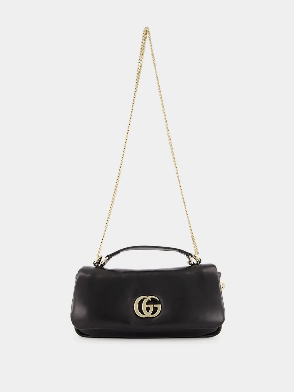 Black GG Milano Small Top Handle Bag