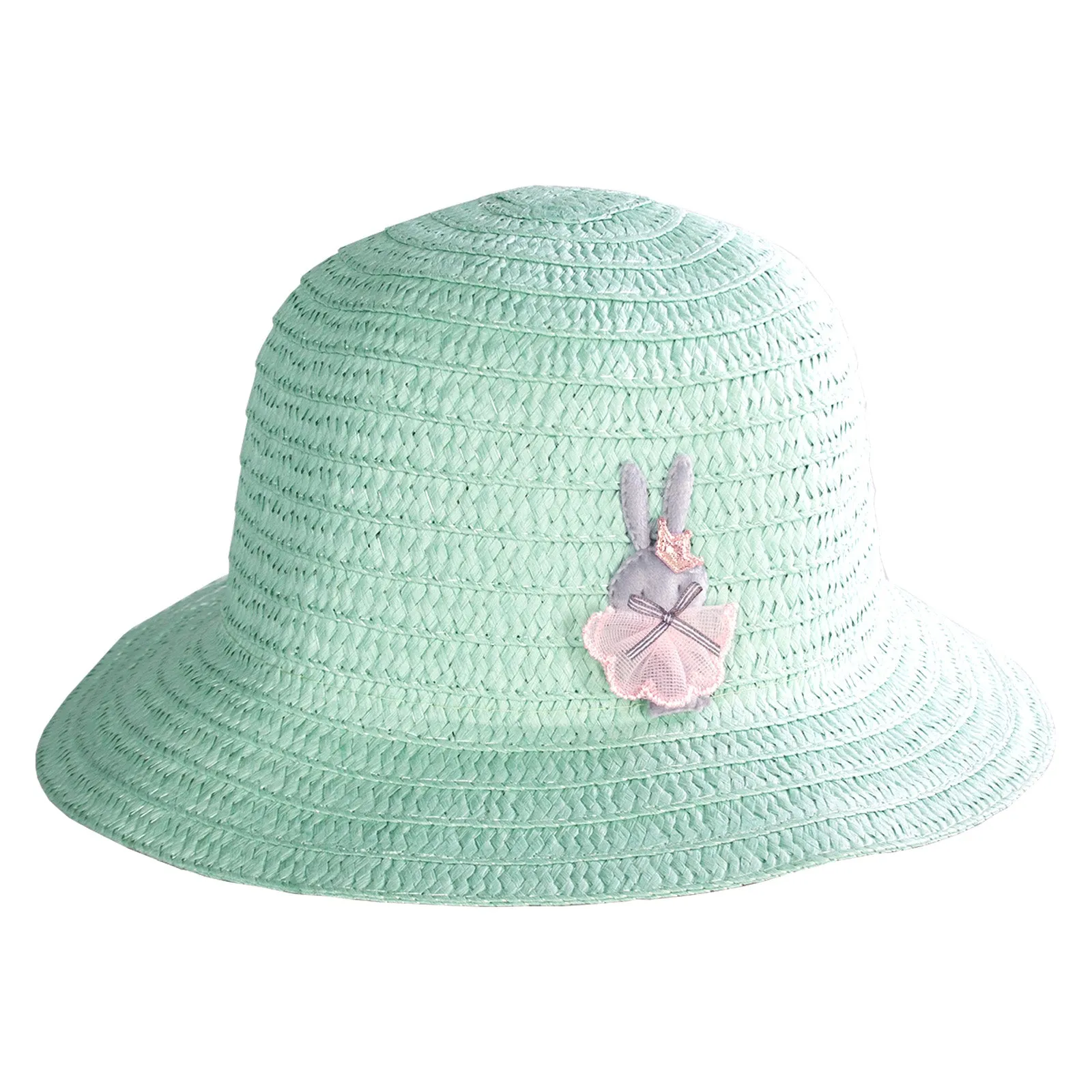 Black Ginger Girls Mint Hat With Bunny Bag