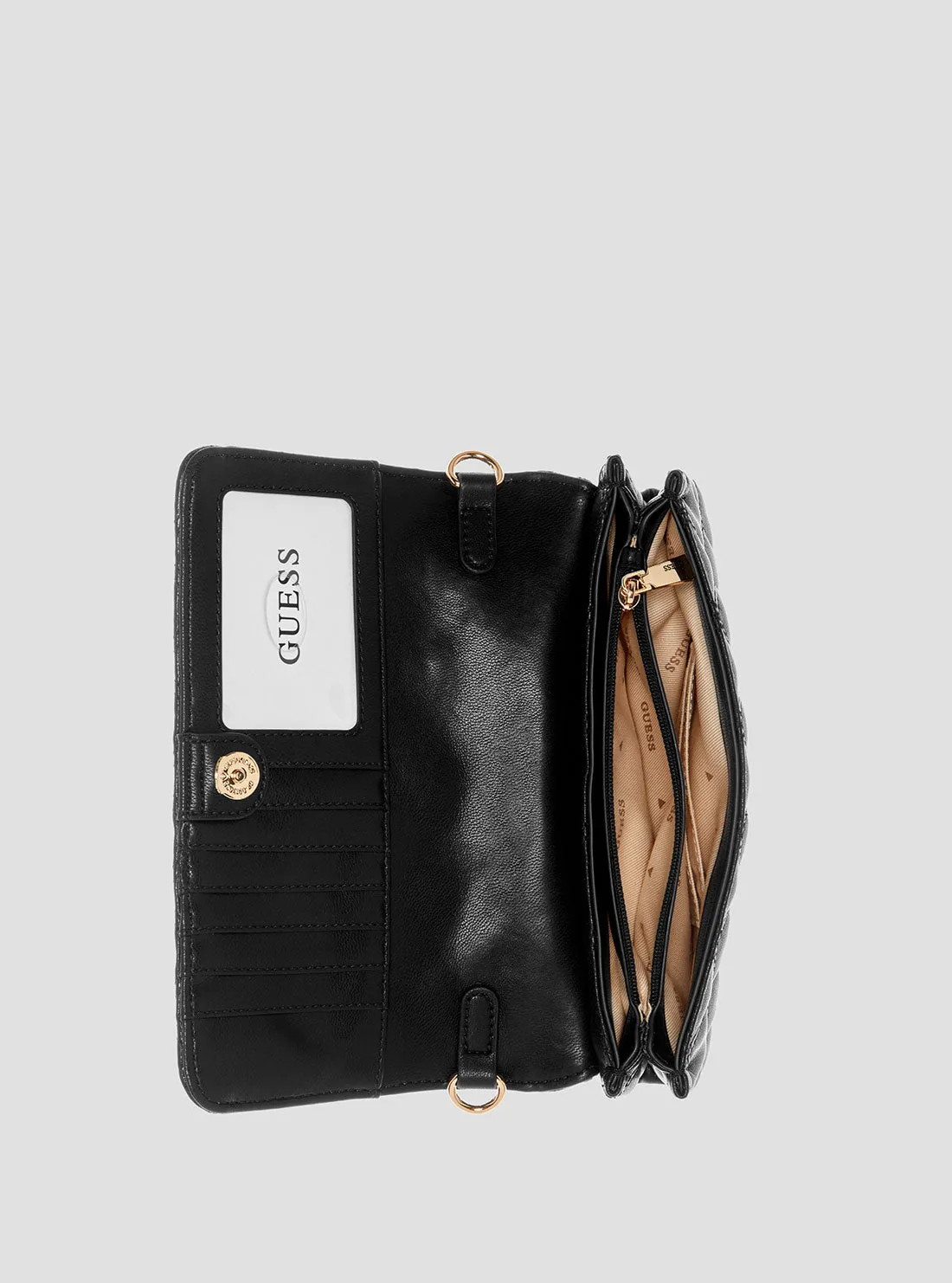 Black Giully Crossbody Organiser Bag