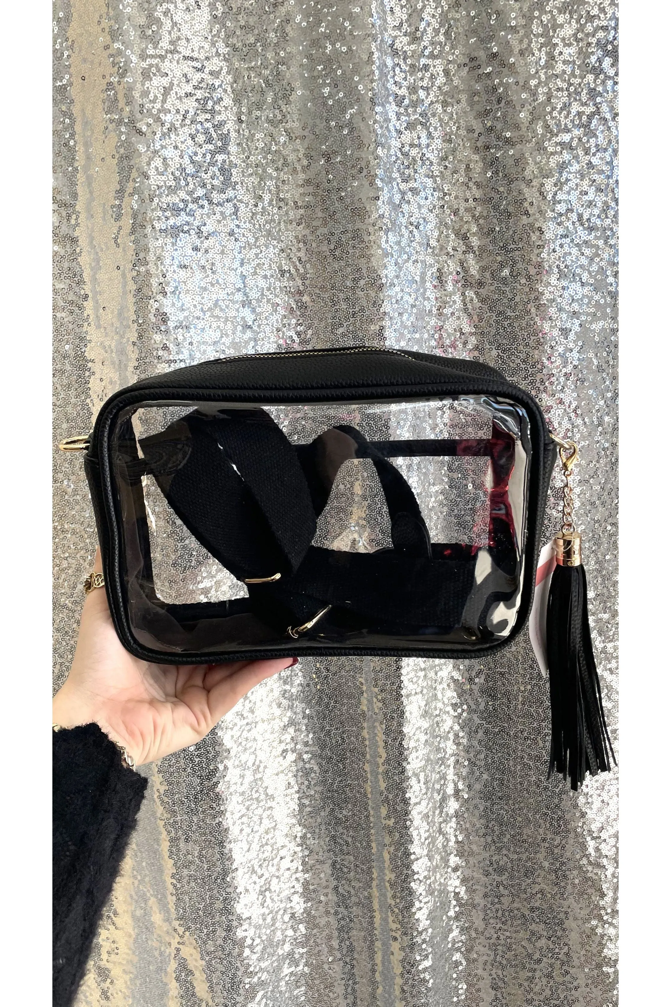 Black Stadium Crossbody