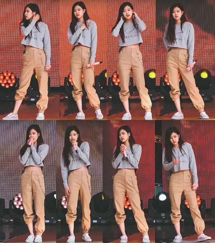 Blackpink Rosé Chain Cargo Pants